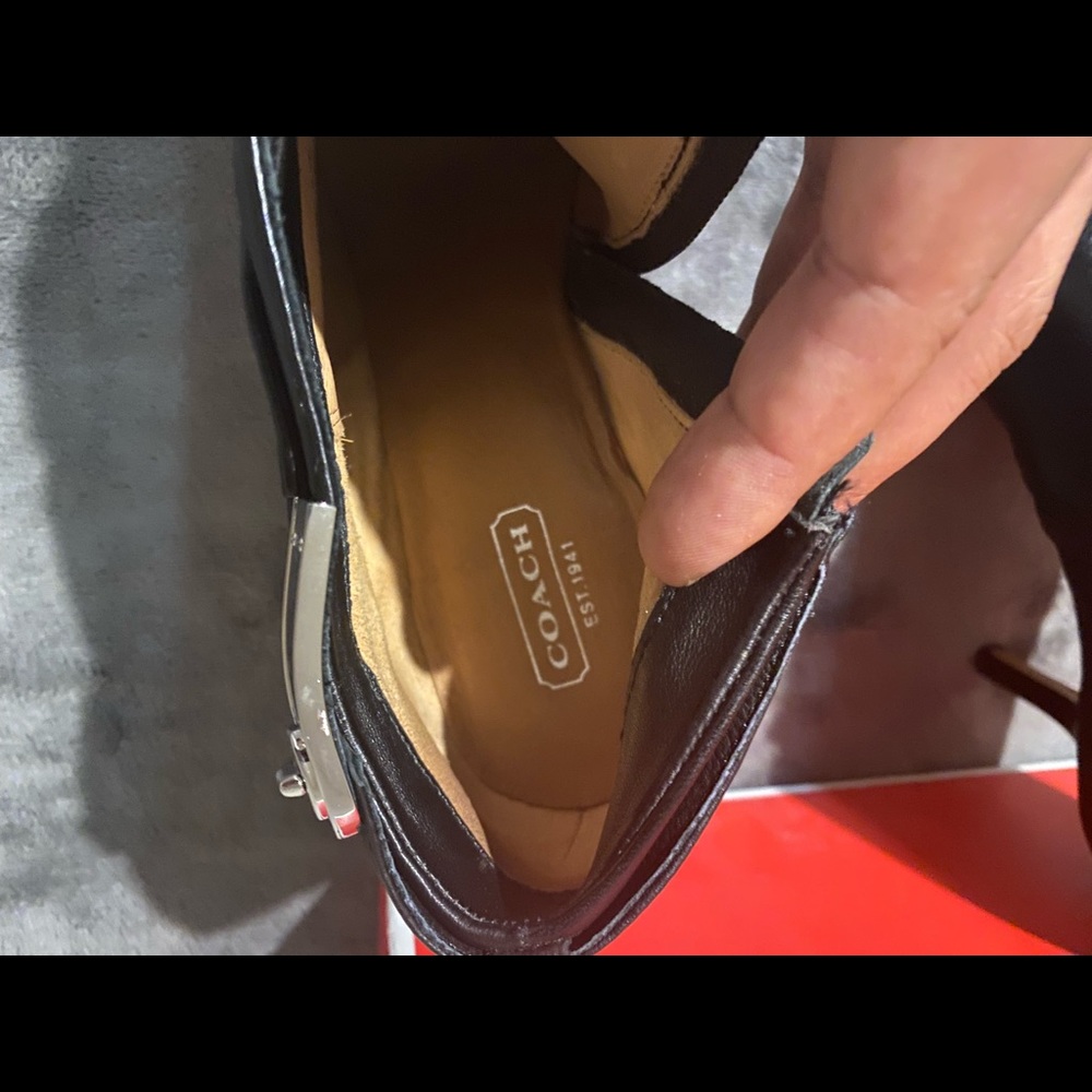 Coach Yelena boots Black leather booties - Picture 5 of 10